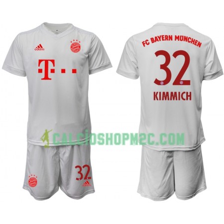Bayern Monaco Joshua Kimmich 32 Bambino Maglia Trasferta 2020/2021 Manica Corta (+ Pantaloncini)